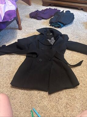 Jou Jou Black Coat